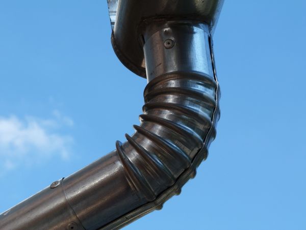 Metal Downspout Installation in New Albany